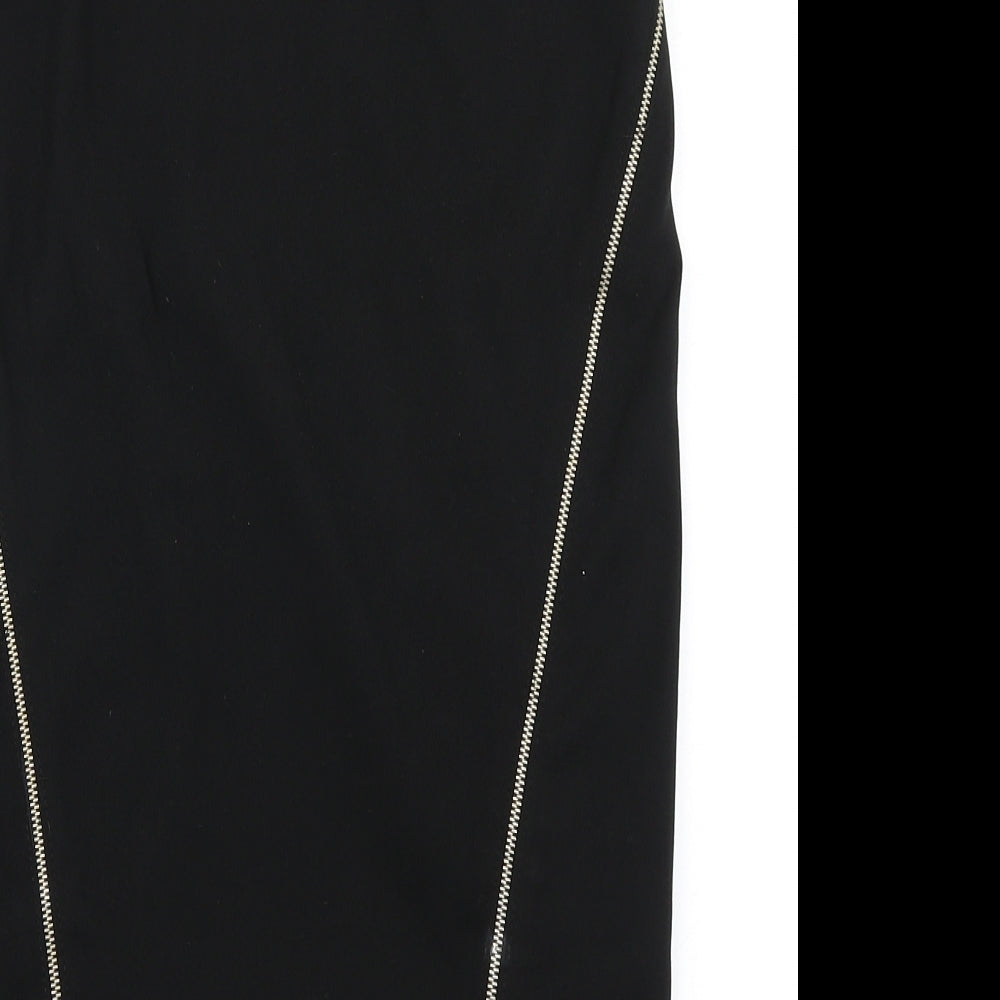 Morgan Womens Black   Straight & Pencil Skirt Size 8