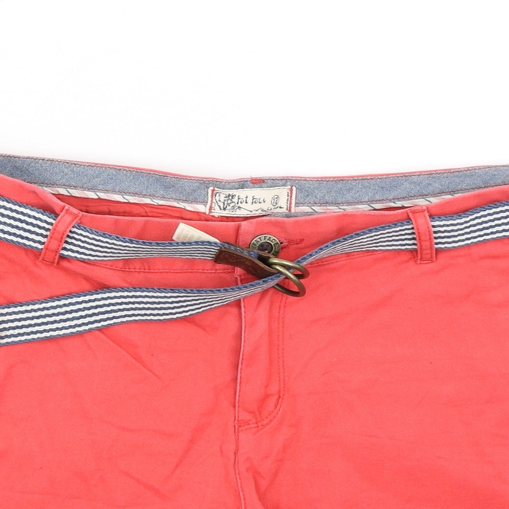Fat Face Womens Pink   Chino Shorts Size 12