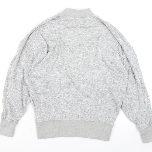 Topshop Womens Grey   Pullover Sweatshirt Size 4