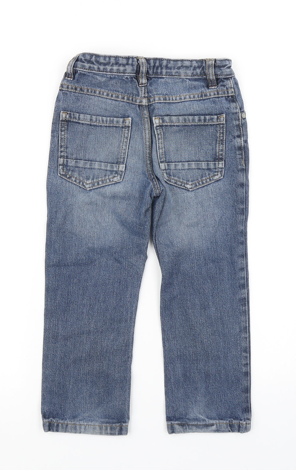 George Boys Blue  Denim Straight Jeans Size 3-4 Years