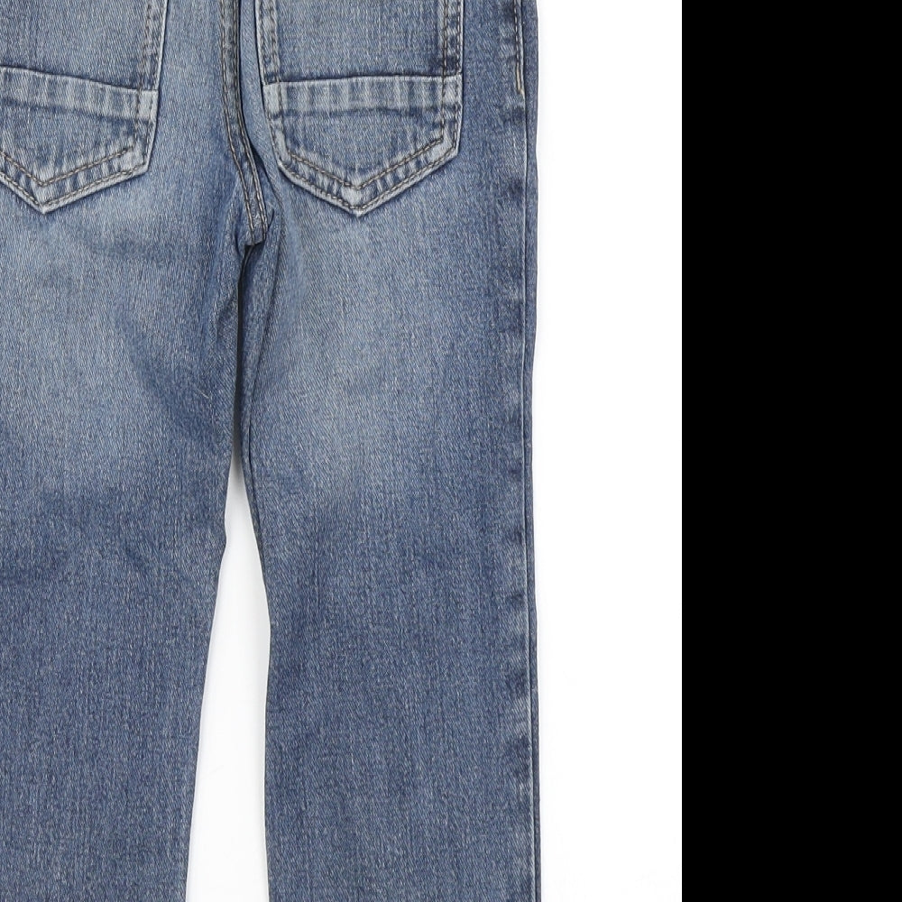 George Boys Blue  Denim Straight Jeans Size 3-4 Years
