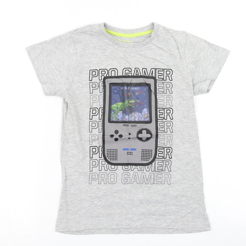 Urbn dept Boys Grey   Basic T-Shirt Size 8 Years