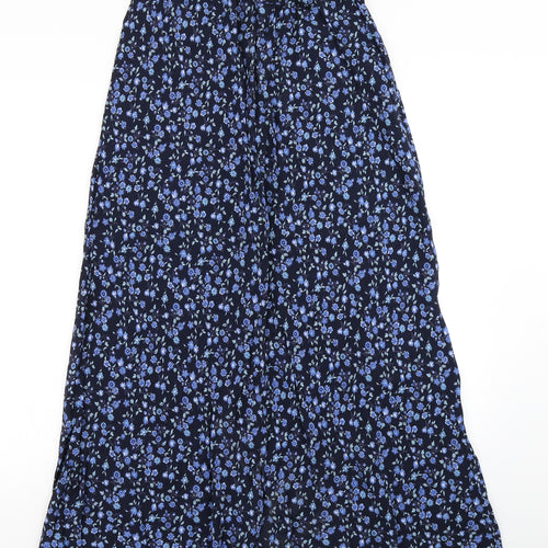 Florence & Fred Womens Blue Floral  Maxi Skirt Size 16