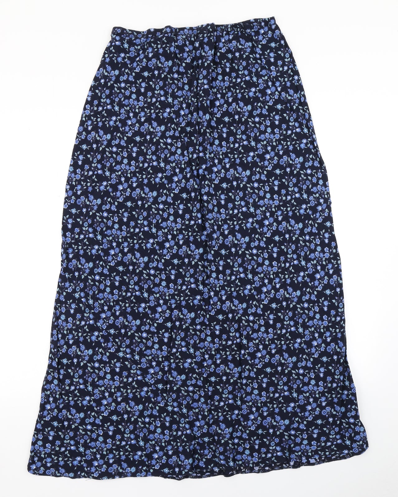 Florence & Fred Womens Blue Floral  Maxi Skirt Size 16