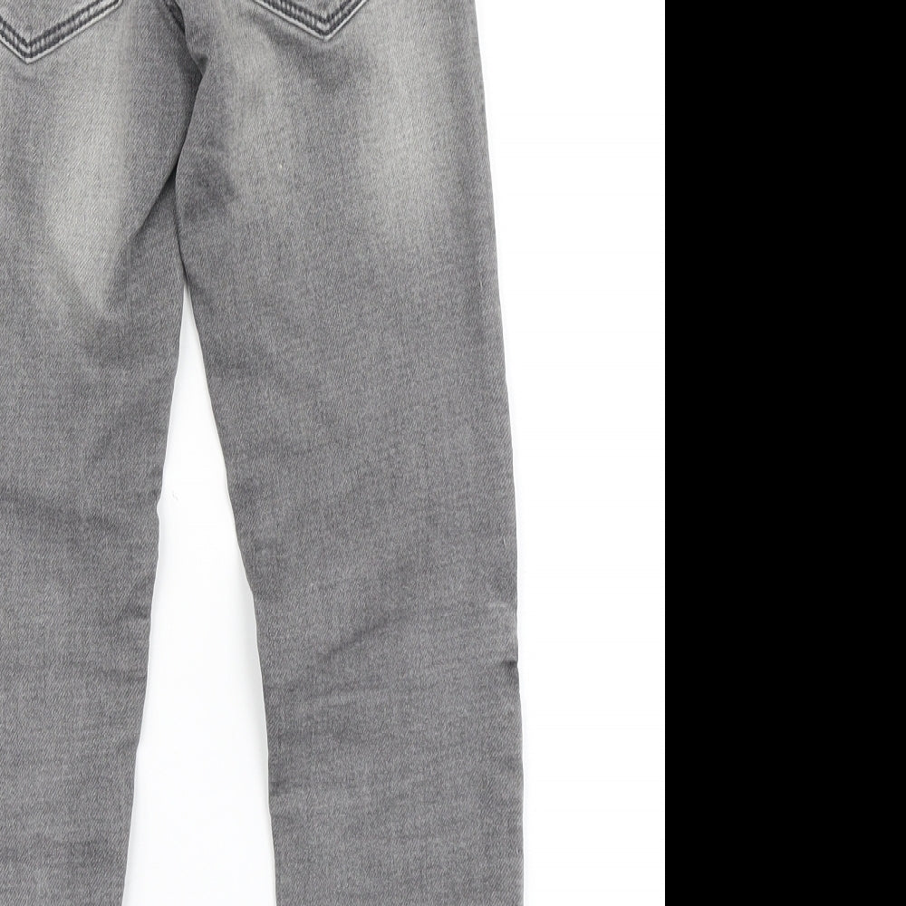 George Boys Grey  Denim Skinny Jeans Size 9 Years