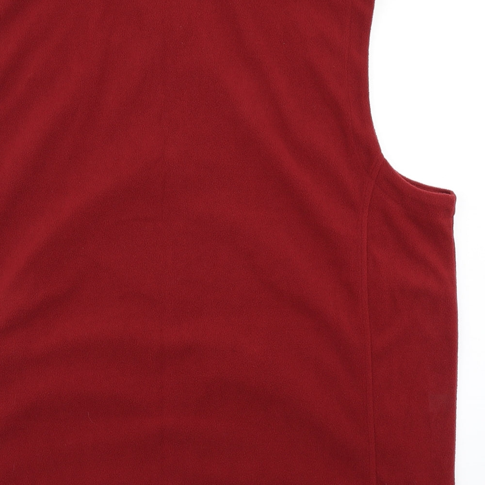 Regatta Mens Red  Fleece Gilet Jacket Size 2XL