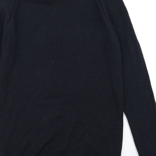 Peter Werth Mens Blue  Knit Pullover Jumper Size S