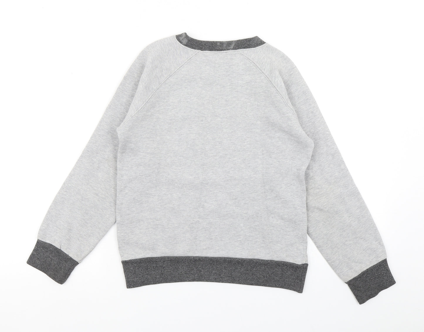 Baci & Abbracci Boys Grey Colourblock  Pullover Sweatshirt Size S