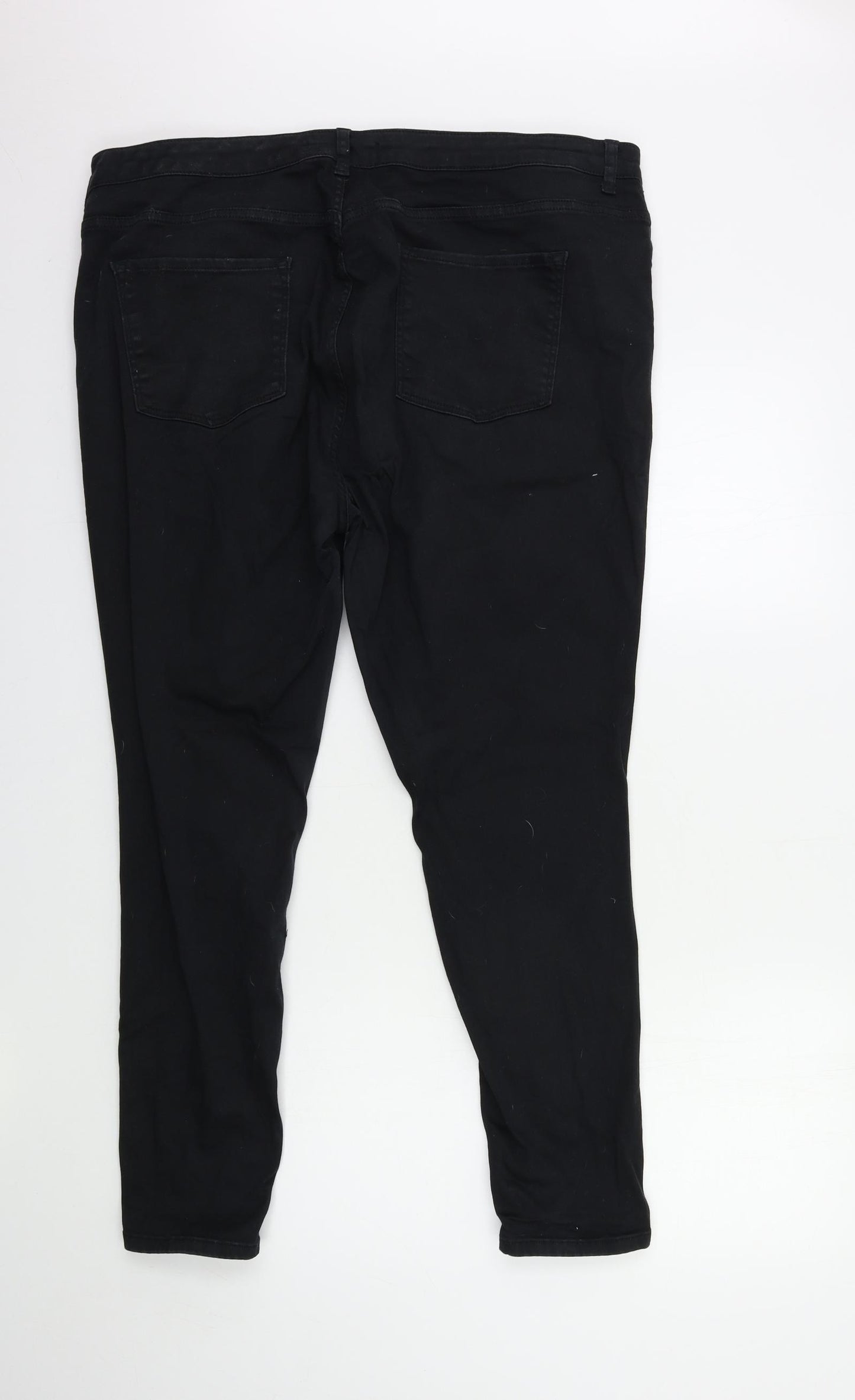 Very Womens Black  Denim Skinny Jeans Size 22 L27 in