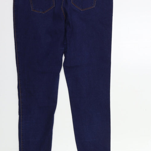 Denim & Co. Womens Blue  Denim Skinny Jeans Size 14 L27 in