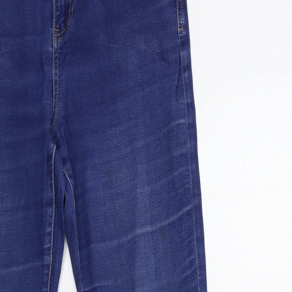 TU Womens Blue  Denim Straight Jeans Size 12 L28 in