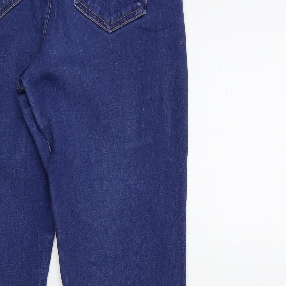 TU Womens Blue  Denim Straight Jeans Size 12 L28 in