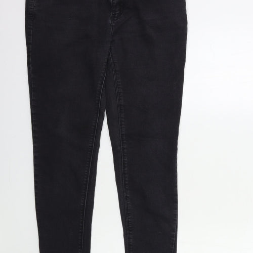 Denim & Co. Womens Black  Denim Skinny Jeans Size 14 L27 in