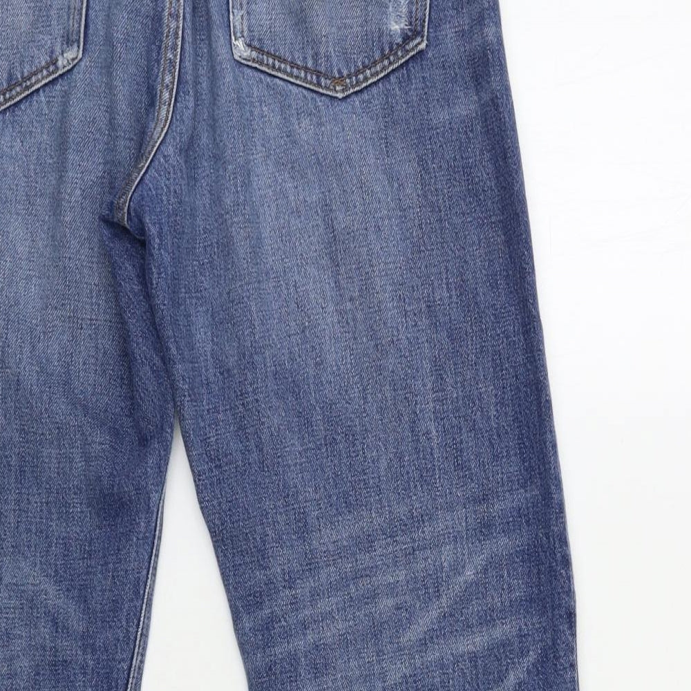 Gap Womens Blue  Denim Mom Jeans Size 27 in L25 in