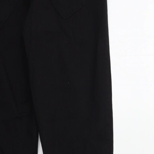 Denim & Co. Womens Black  Denim Skinny Jeans Size 10 L28 in