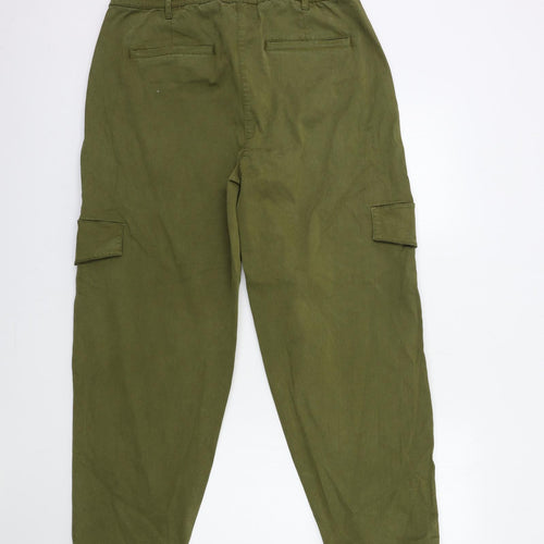 Preworn Womens Green  Denim Skinny Jeans Size 32 in L28 in