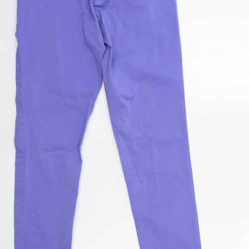 ROXI Womens Purple   Chino Trousers Size 28 in L31 in
