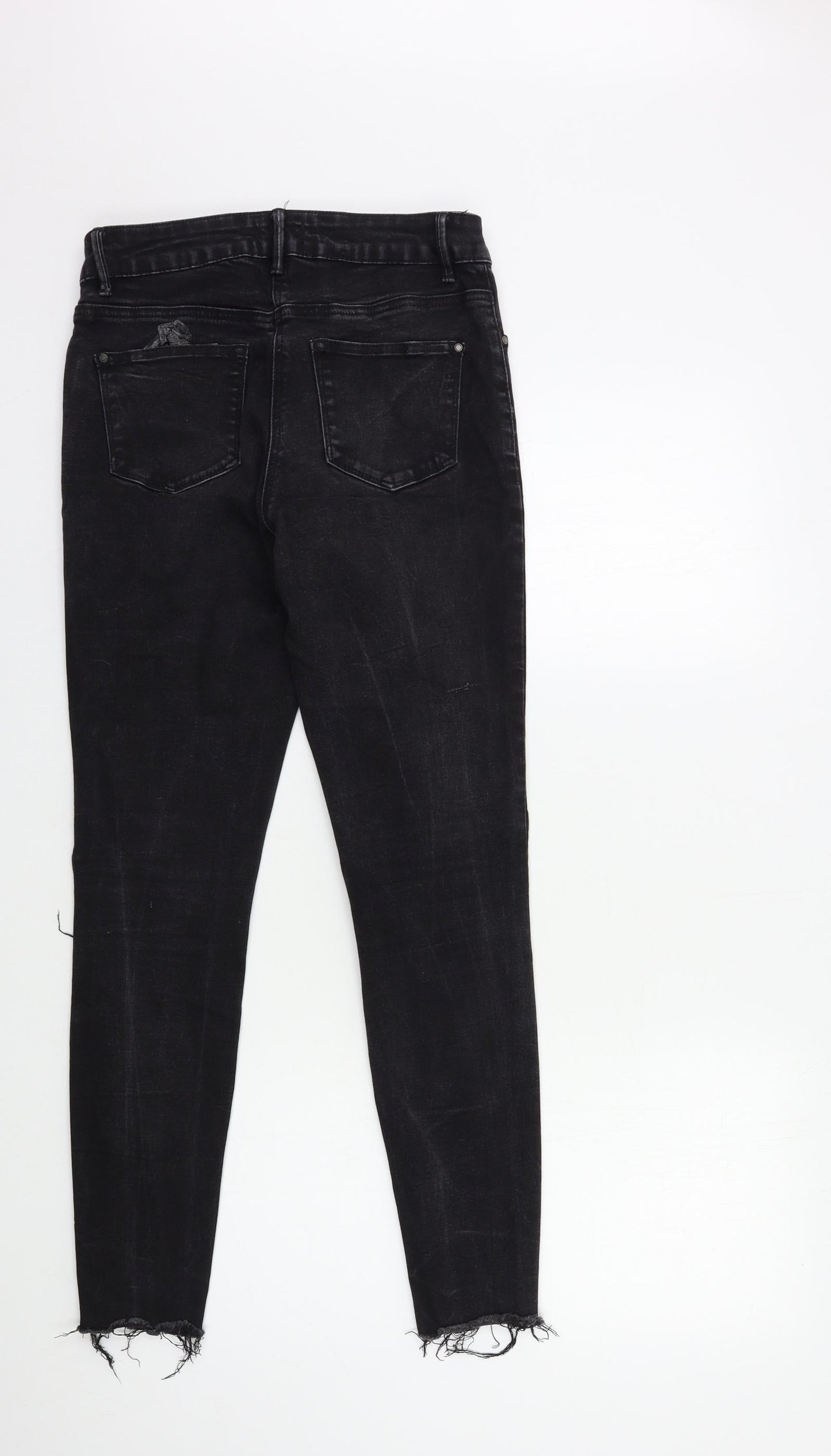 Matalan Womens Black  Denim Skinny Jeans Size 10 L28 in