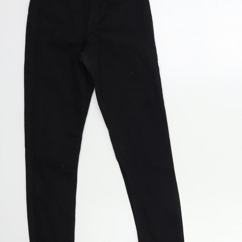 Denim & Co. Womens Black  Denim Skinny Jeans Size 8 L25 in