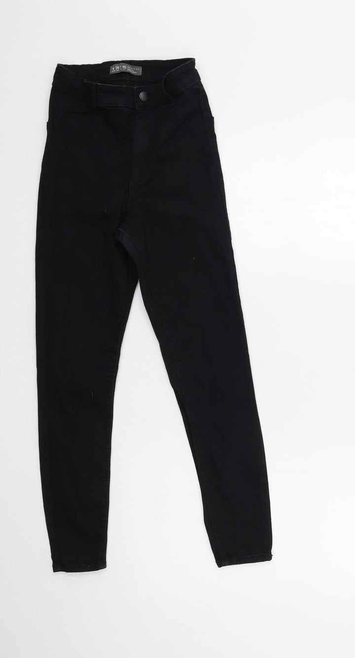 Denim & Co. Womens Black Denim Skinny Jeans Size 8 L25 in