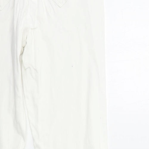 NEXT Womens White  Denim Skinny Jeans Size 12 L29 in