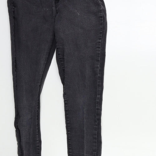 Dorothy Perkins Womens Black  Denim Skinny Jeans Size 10 L29 in