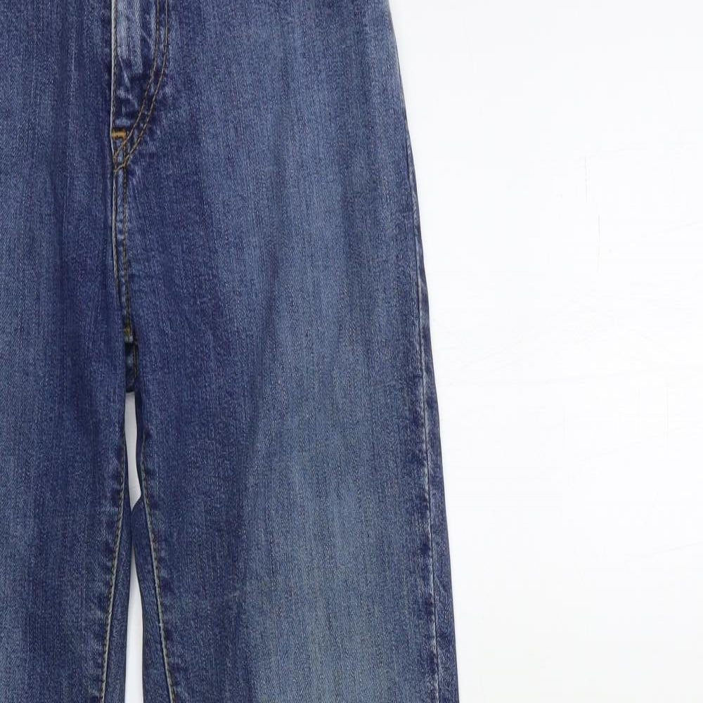 Levi's Womens Blue  Denim Flared Jeans Size 26 in L30 in
