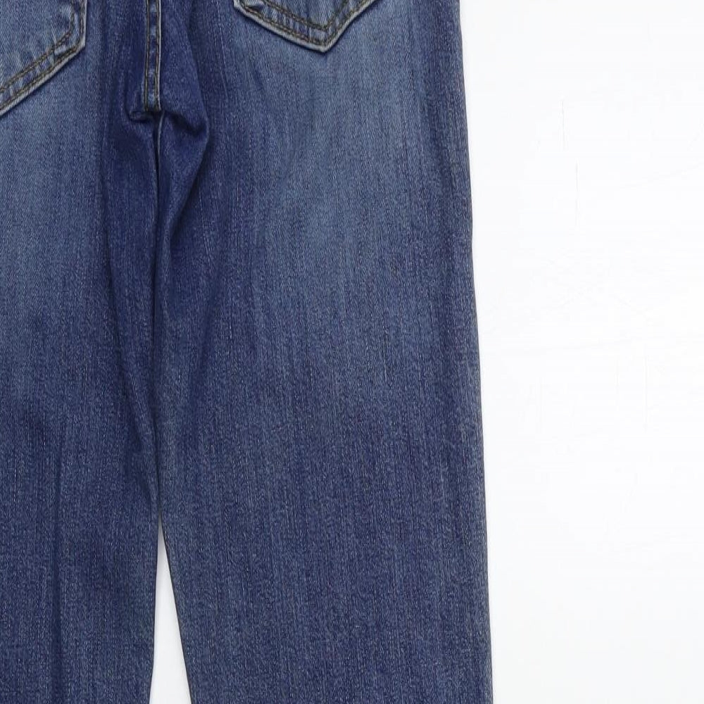 Levi's Womens Blue  Denim Flared Jeans Size 26 in L30 in
