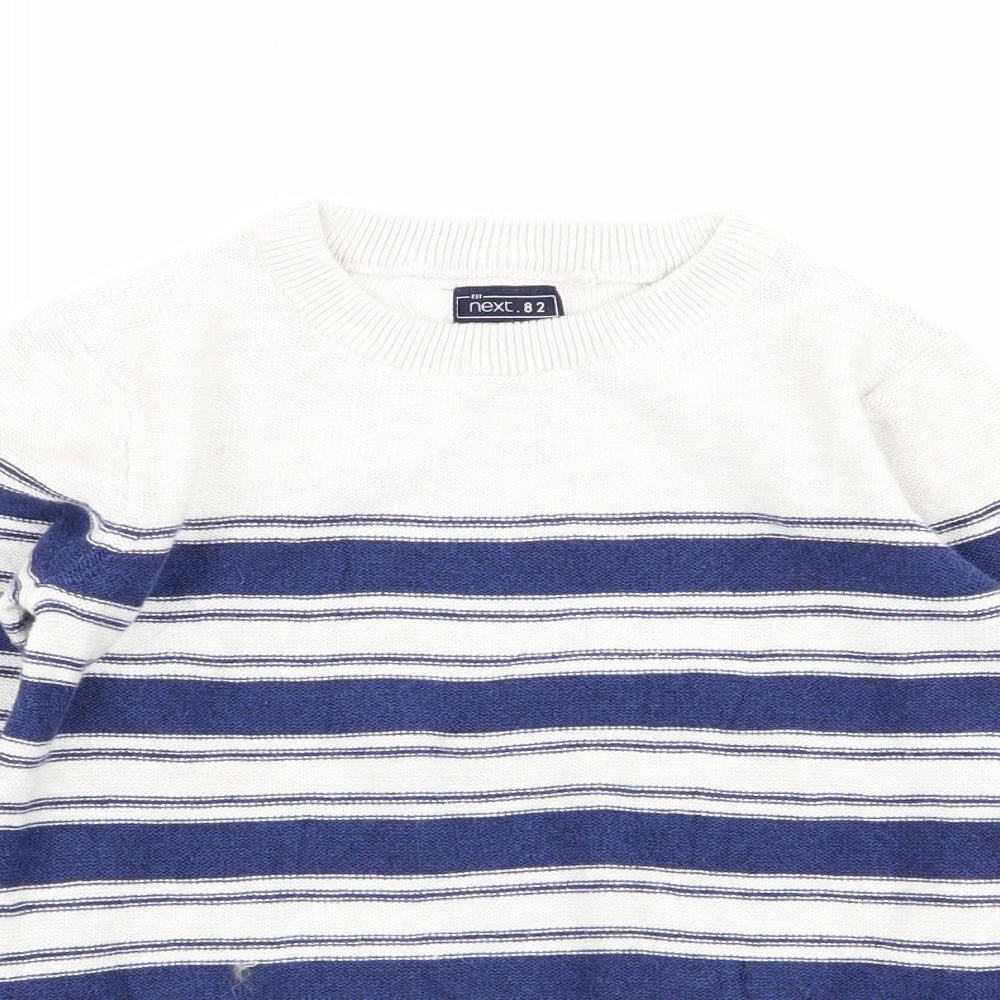 NEXT Boys Multicoloured Striped  Pullover Jumper Size 5 Years