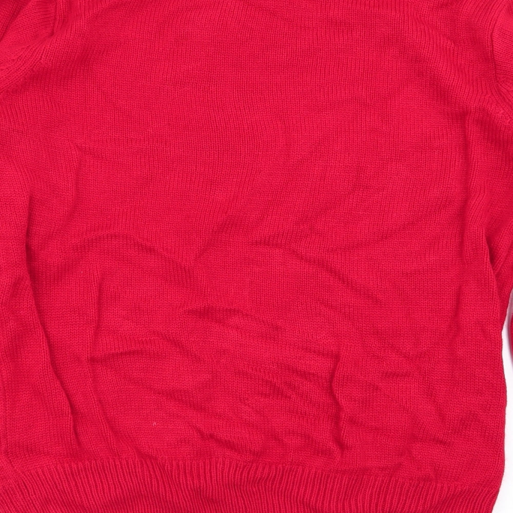 Primark Mens Red   Pullover Jumper Size M  - CHRISMTAS
