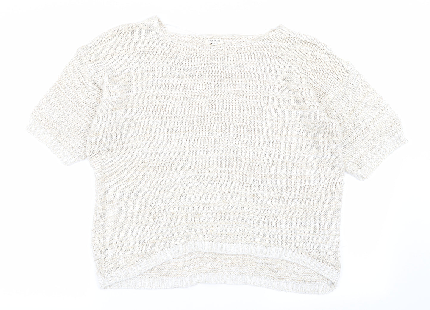 River Island Womens Beige   Pullover Jumper Size 8