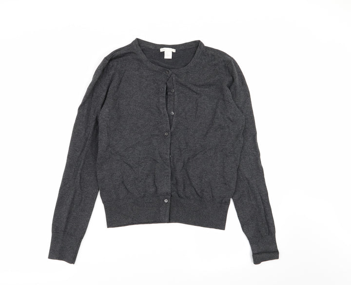 H&M Womens Grey   Pullover Jumper Size M