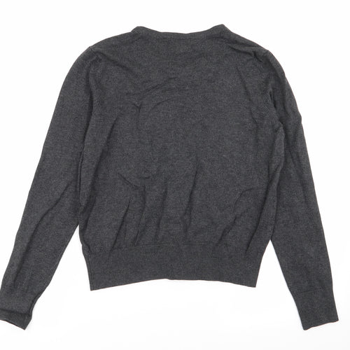 H&M Womens Grey   Pullover Jumper Size M