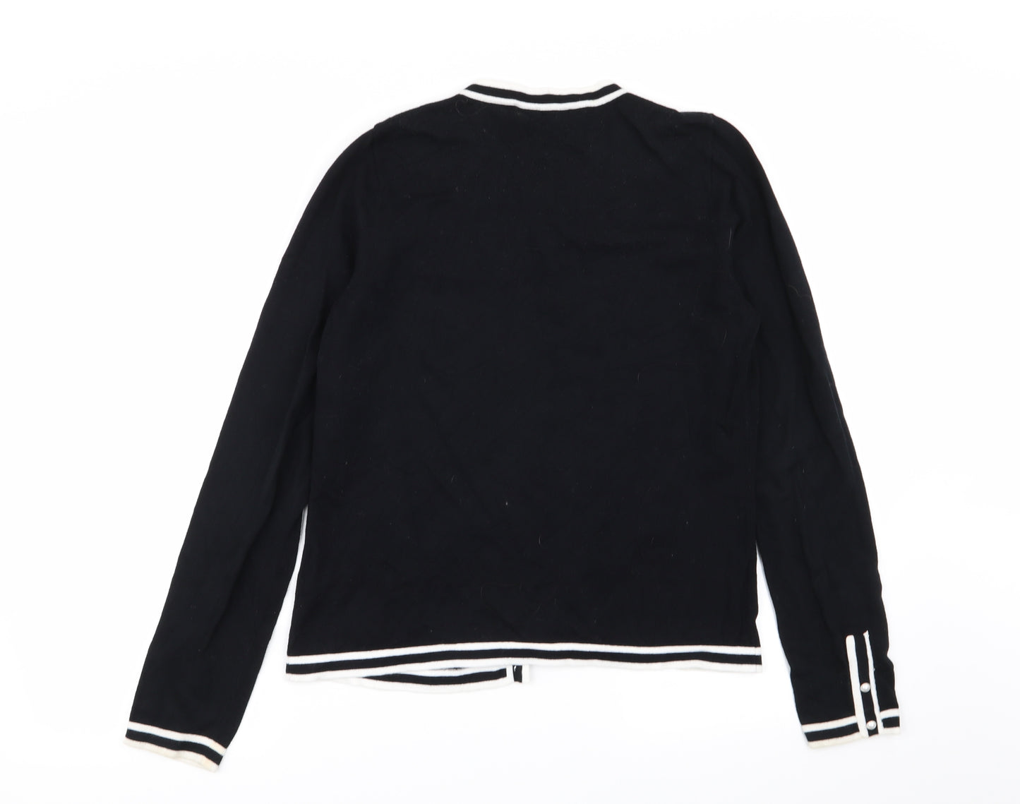August Silk Womens Black   Cardigan Jumper Size M