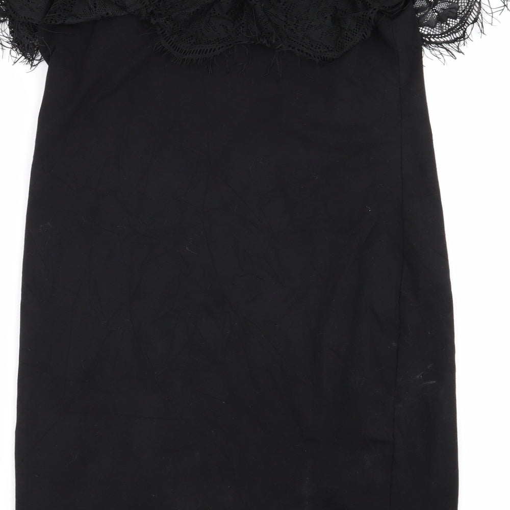 Miss Selfridge Womens Black   Pencil Dress  Size 12