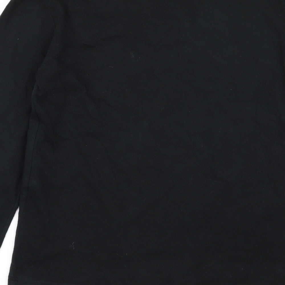 Ralph Lauren Mens Black    T-Shirt Size M