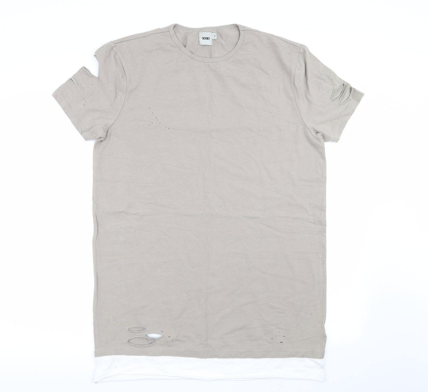 ASOS Mens Beige    T-Shirt Size S