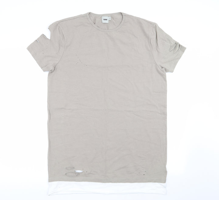 ASOS Mens Beige    T-Shirt Size S
