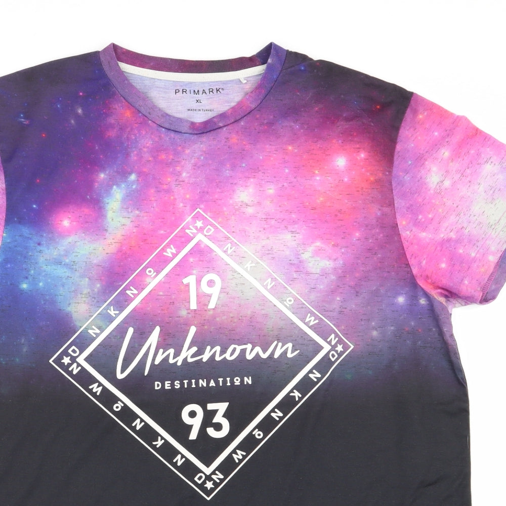 Primark Mens Multicoloured    T-Shirt Size XL