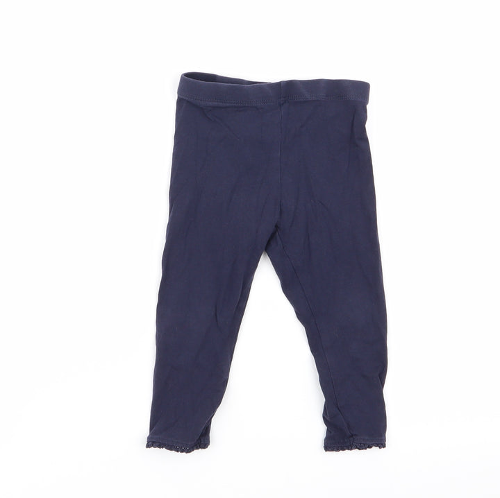 m Girls Blue   Jogger Trousers Size 12-18 Months  - legging