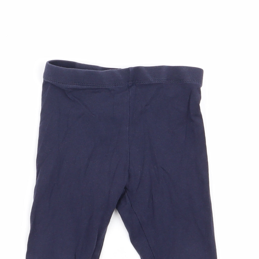 m Girls Blue   Jogger Trousers Size 12-18 Months  - legging