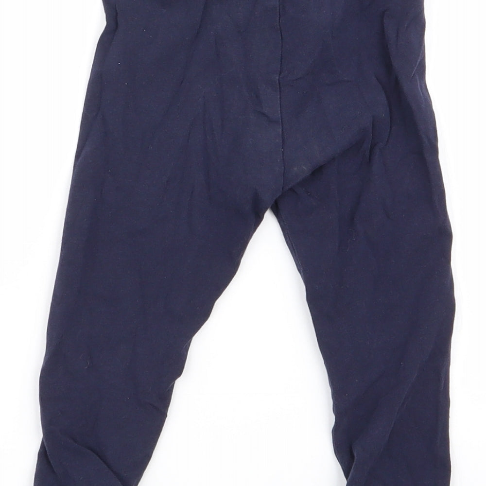 m Girls Blue   Jogger Trousers Size 12-18 Months  - legging
