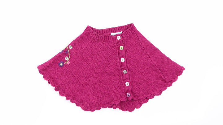 John Lewis Girls Purple Floral Flare Skirt Size 9-12 Months