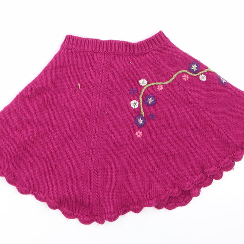 John Lewis Girls Purple Floral  Flare Skirt Size 9-12 Months
