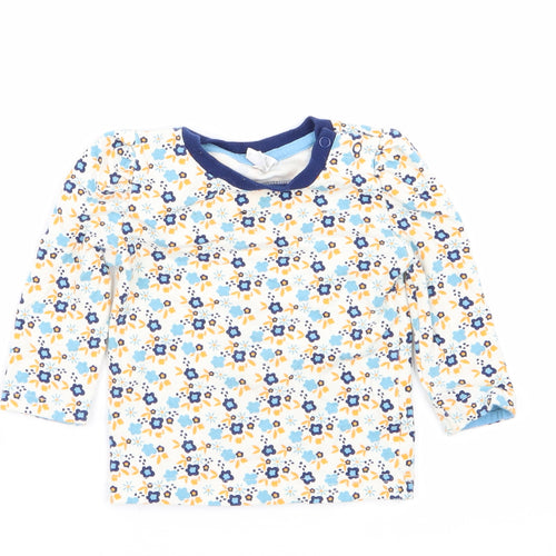 blade and rose Girls Multicoloured Floral  Basic T-Shirt Size 6-9 Months