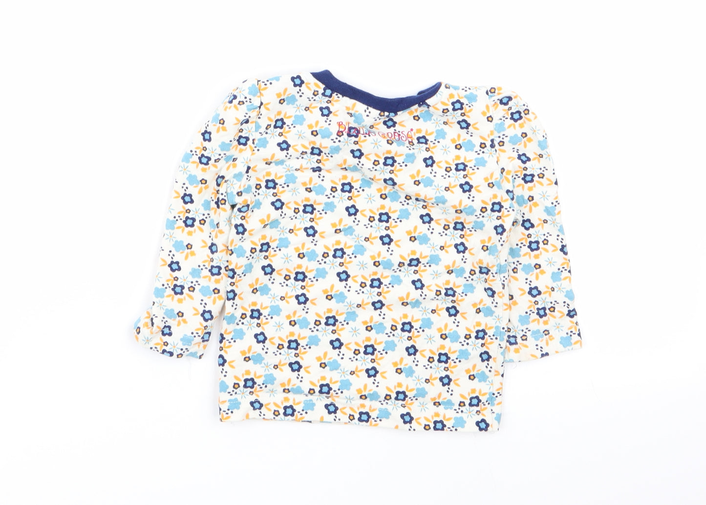 blade and rose Girls Multicoloured Floral  Basic T-Shirt Size 6-9 Months