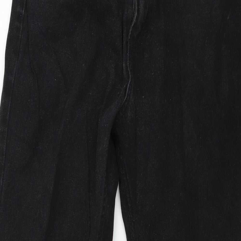 Marks and Spencer Mens Black  Denim Straight Jeans Size 36 in L33 in
