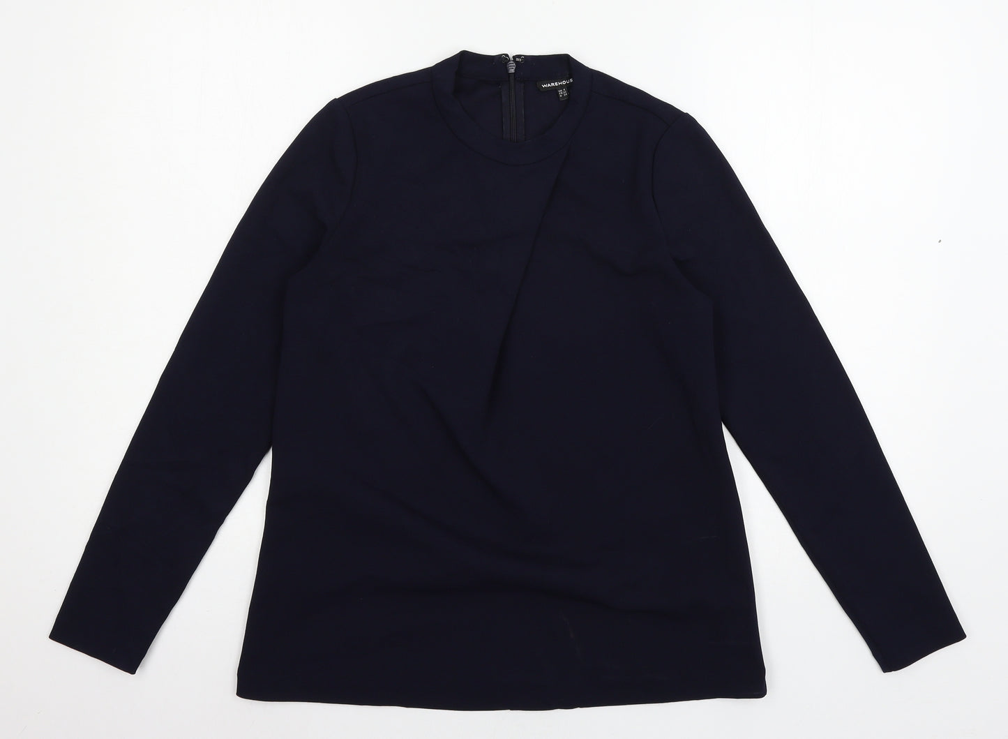 Warehouse Womens Blue   Basic Blouse Size 8