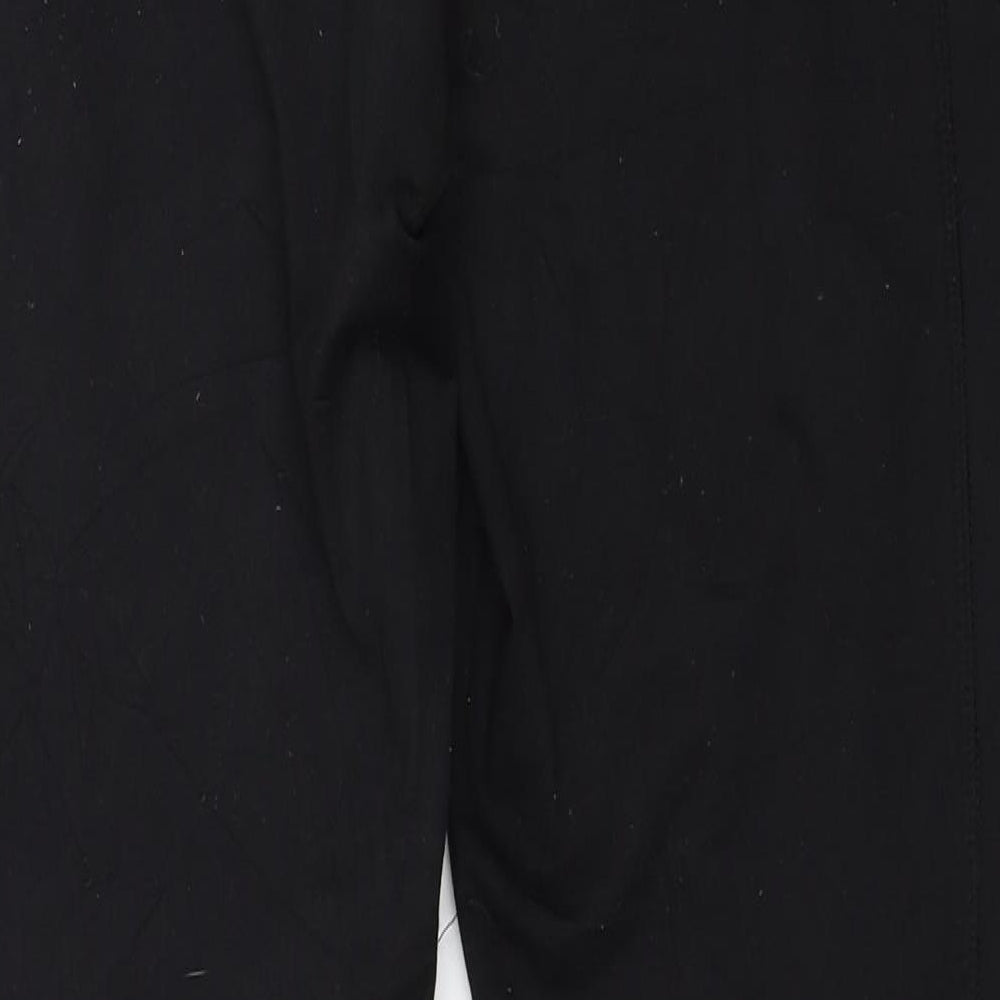 Workout Womens Black  Jersey Capri Leggings Size 12 L27 in