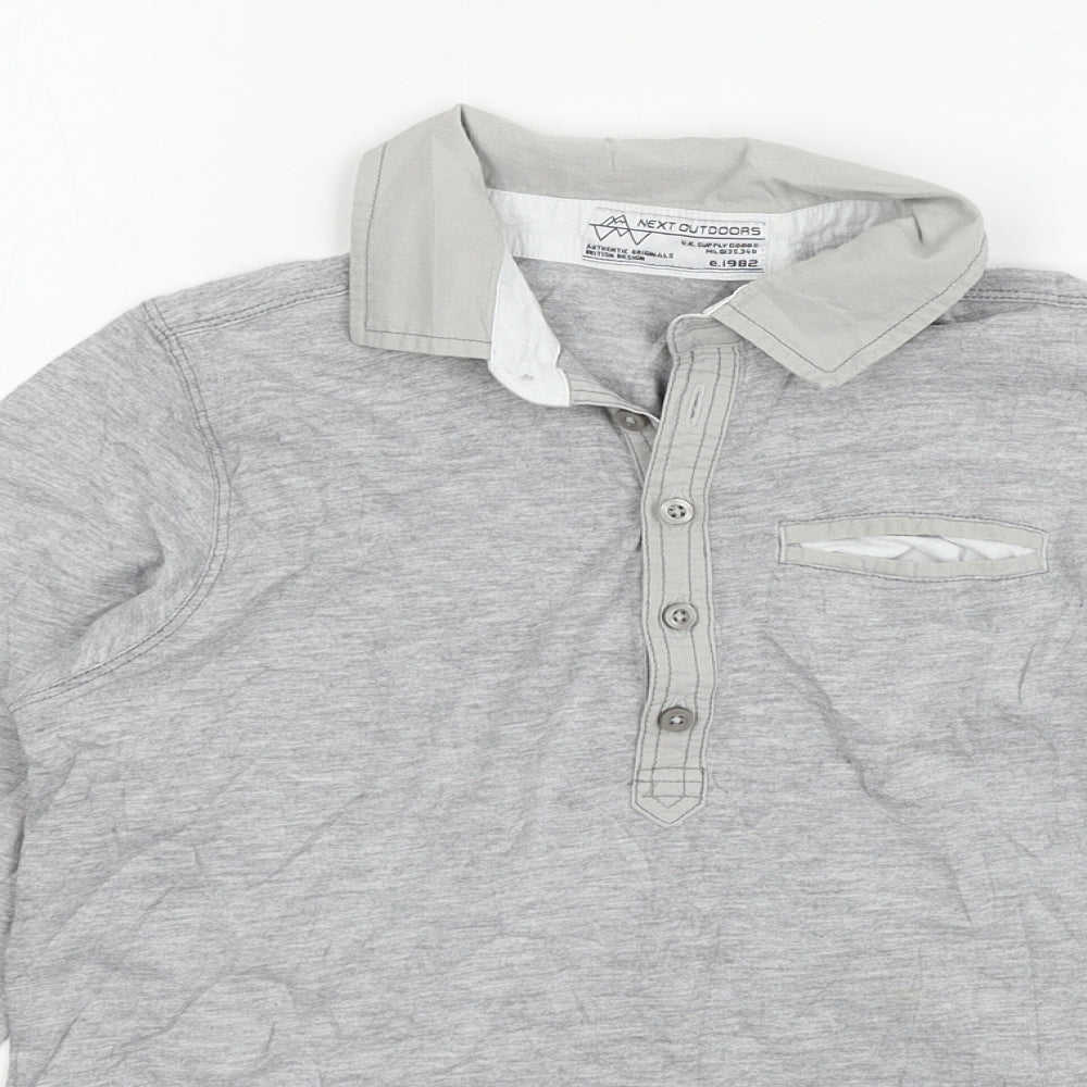 NEXT Boys Grey  Jersey Basic T-Shirt Size 9 Years